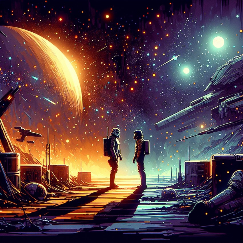 Альтернативная встреча Люка и Вейдера: несказанная история из далёкой галактики