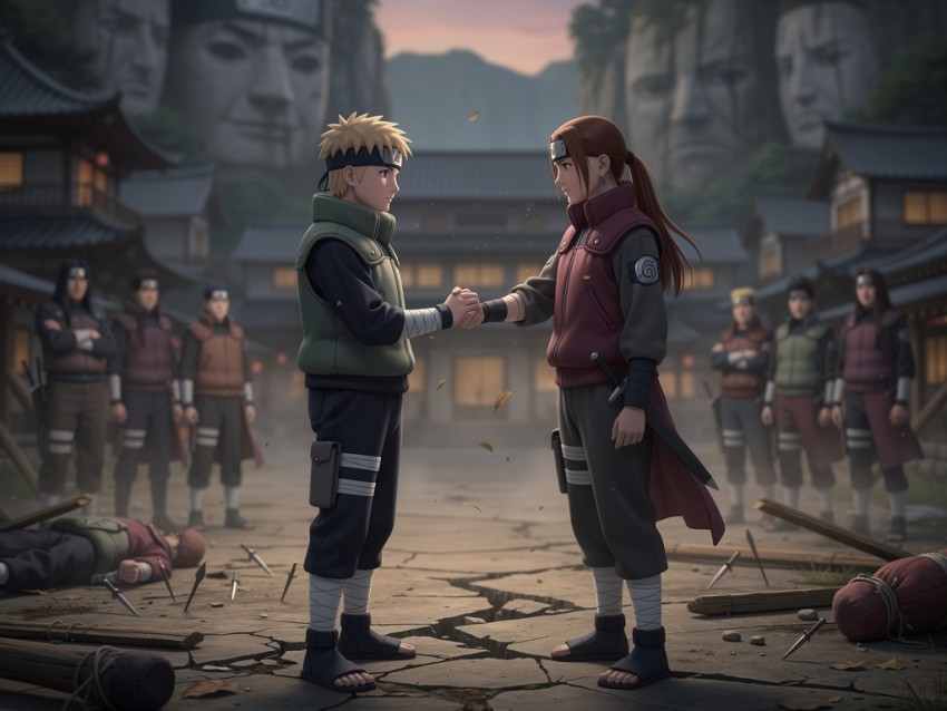 Две тени одной искры: история дружбы между кланами ниндзя